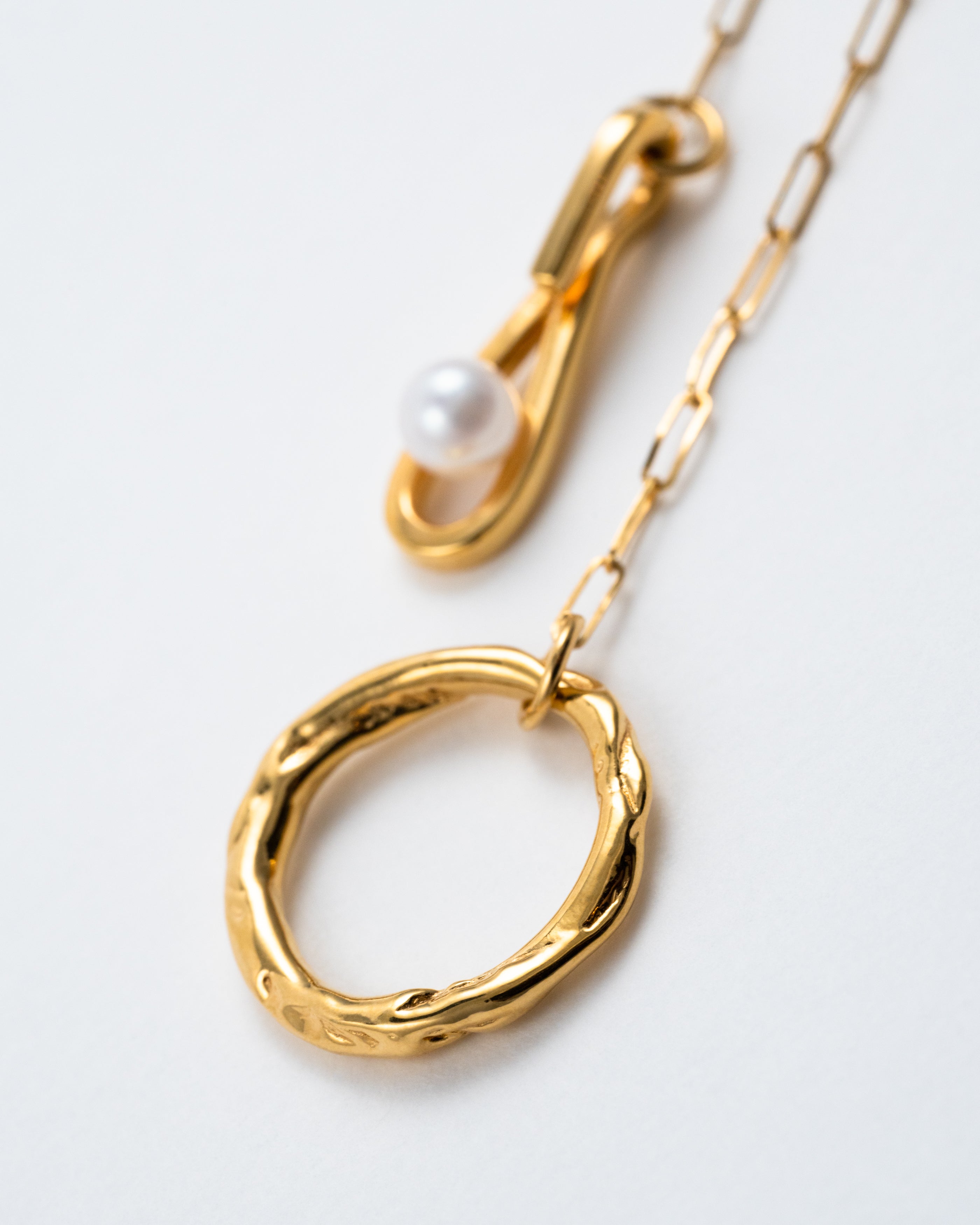 Kan Necklace W Gold Kan Necklace W Gold