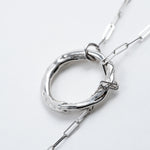 Kan Necklace W Silver パーツアップ