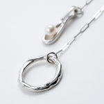 Kan Necklace W Silver パーツアップ